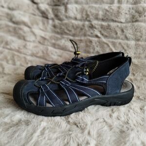 Everest Trail Closed-Toe Sport Sandals – Women’s 8M – Navy/Black – Pre-Owned